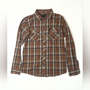 Brixton BOWERY Long Sleeve Flannel Men’s Button Down